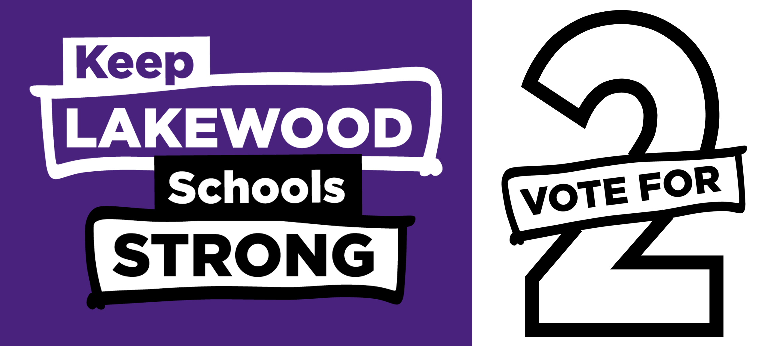 Logo that says: Keep Lakewood Schools Strong and Vote For 2